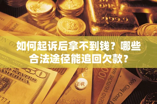 济南如何起诉后拿不到钱？哪些合法途径能追回欠款？