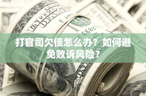 济南打官司欠债怎么办？如何避免败诉风险？