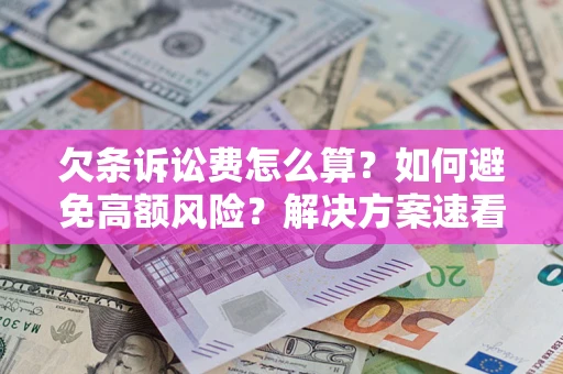 济南欠条诉讼费怎么算？如何避免高额风险？解决方案速看！