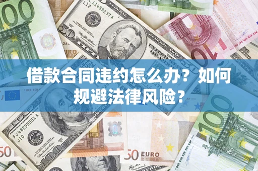济南借款合同违约怎么办？如何规避法律风险？
